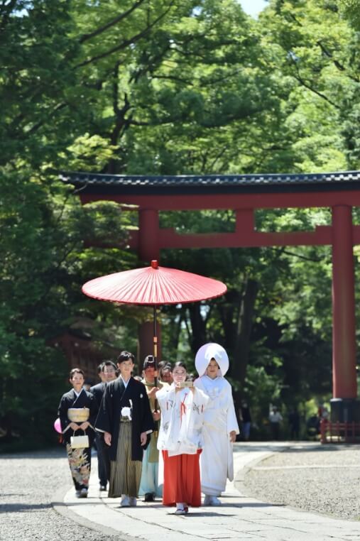 武蔵一宮​​​​​​​氷川神社の婚礼美容